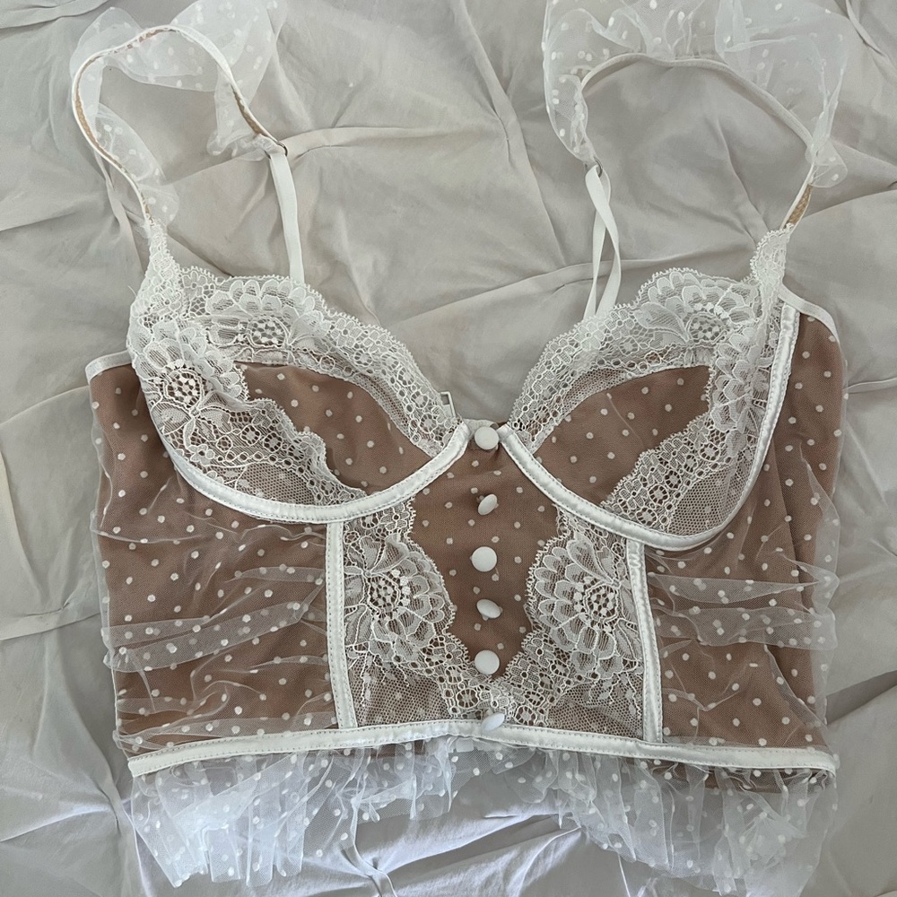 Lace Corset Crop Top